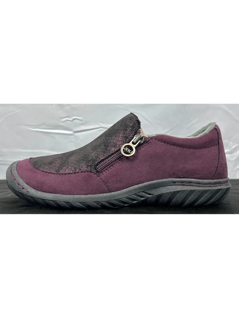 NEW! JBU by Jambu Cranberry B9CRA77 Wine Women's 6.5W Slip-On Memory Foam Shoes